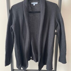 ANTONIO MELANI Charcoal Open Front Cardigan